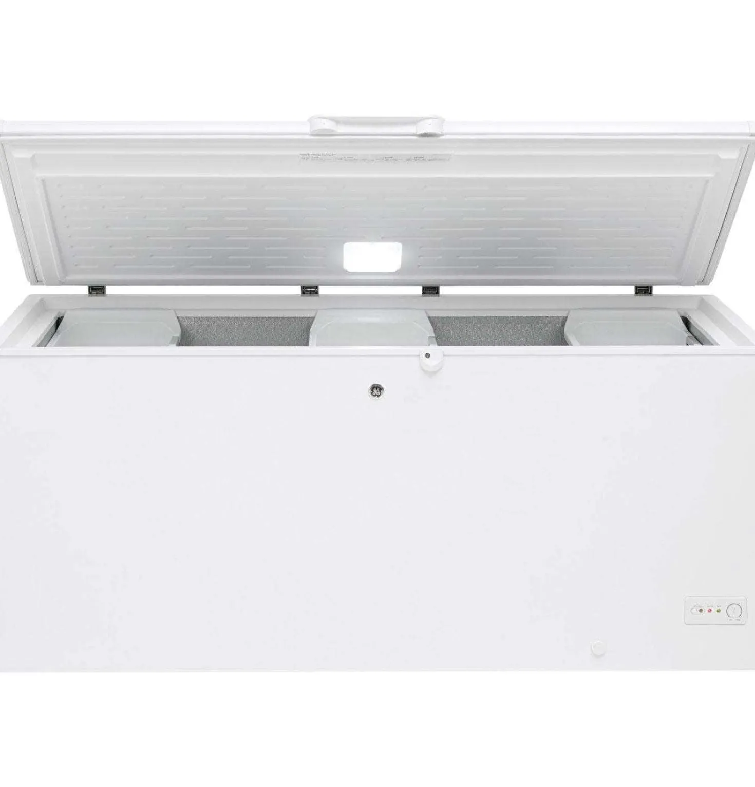 GE Congélateur 21,7 pi3, Blanc, Horizontal, 73.25" - FCM22DLWW