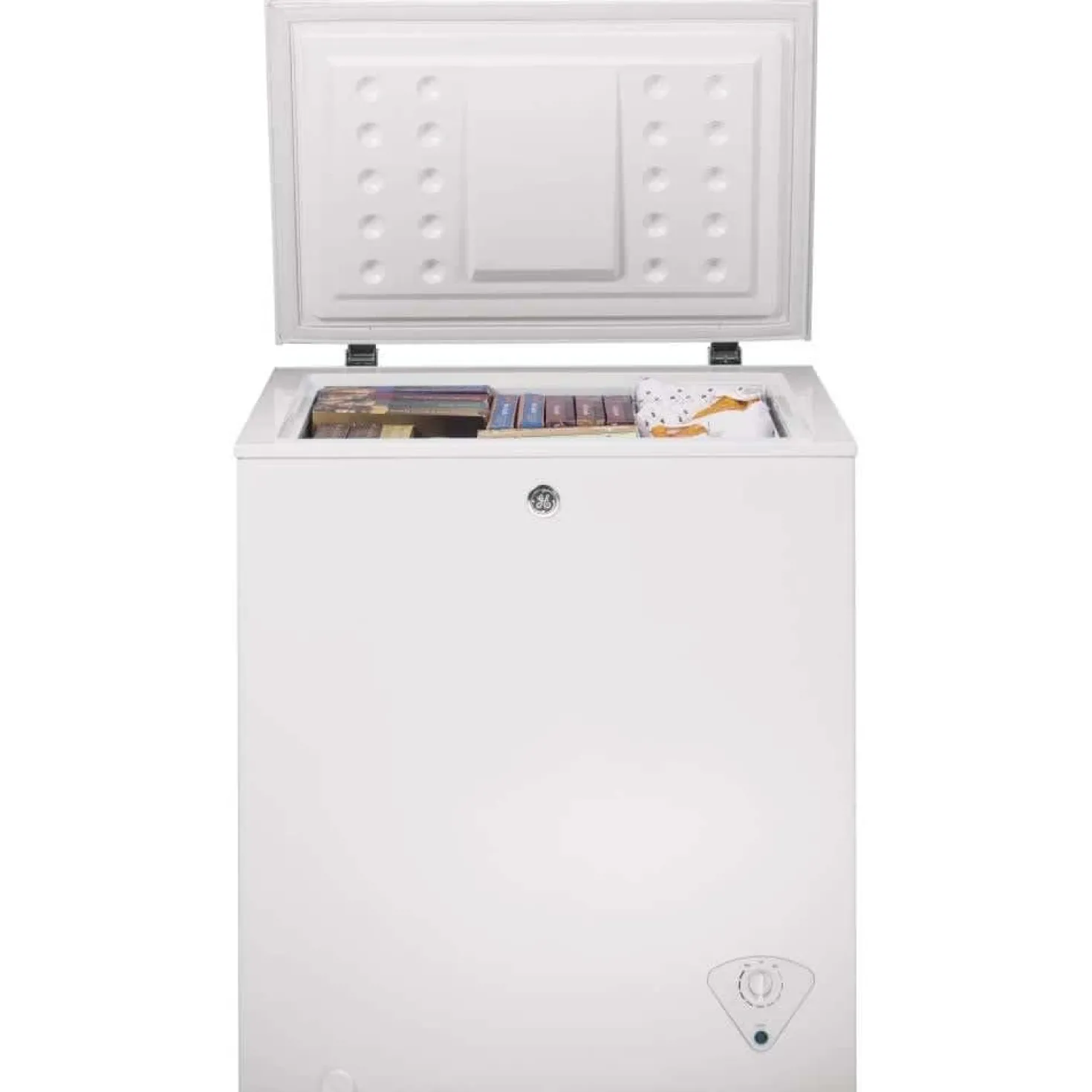 GE Congélateur 5,1 pi3, Blanc, Horizontal, 24.75" - FCM5STWW
