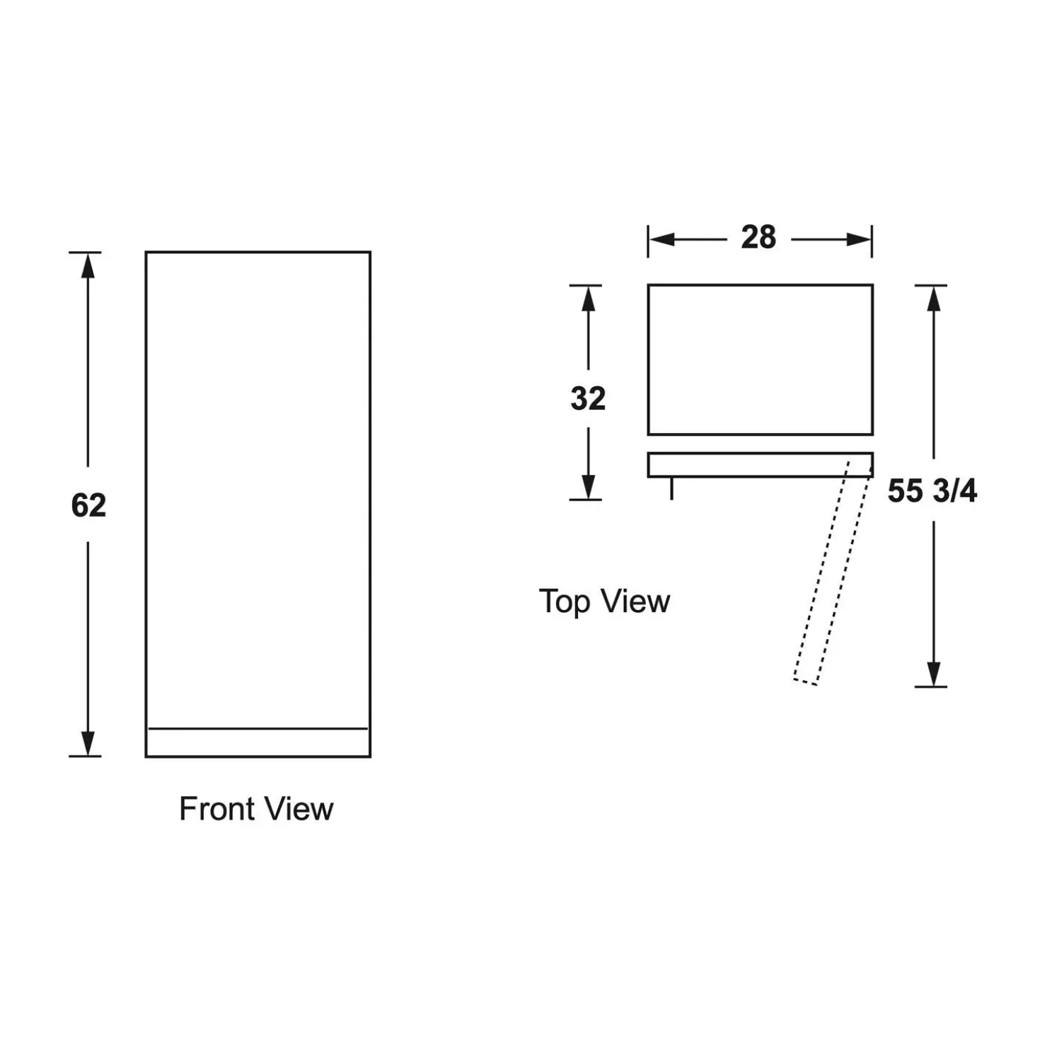 GE Congélateur 14 pi3, Blanc, Vertical, 30" - FUF14SMRWW