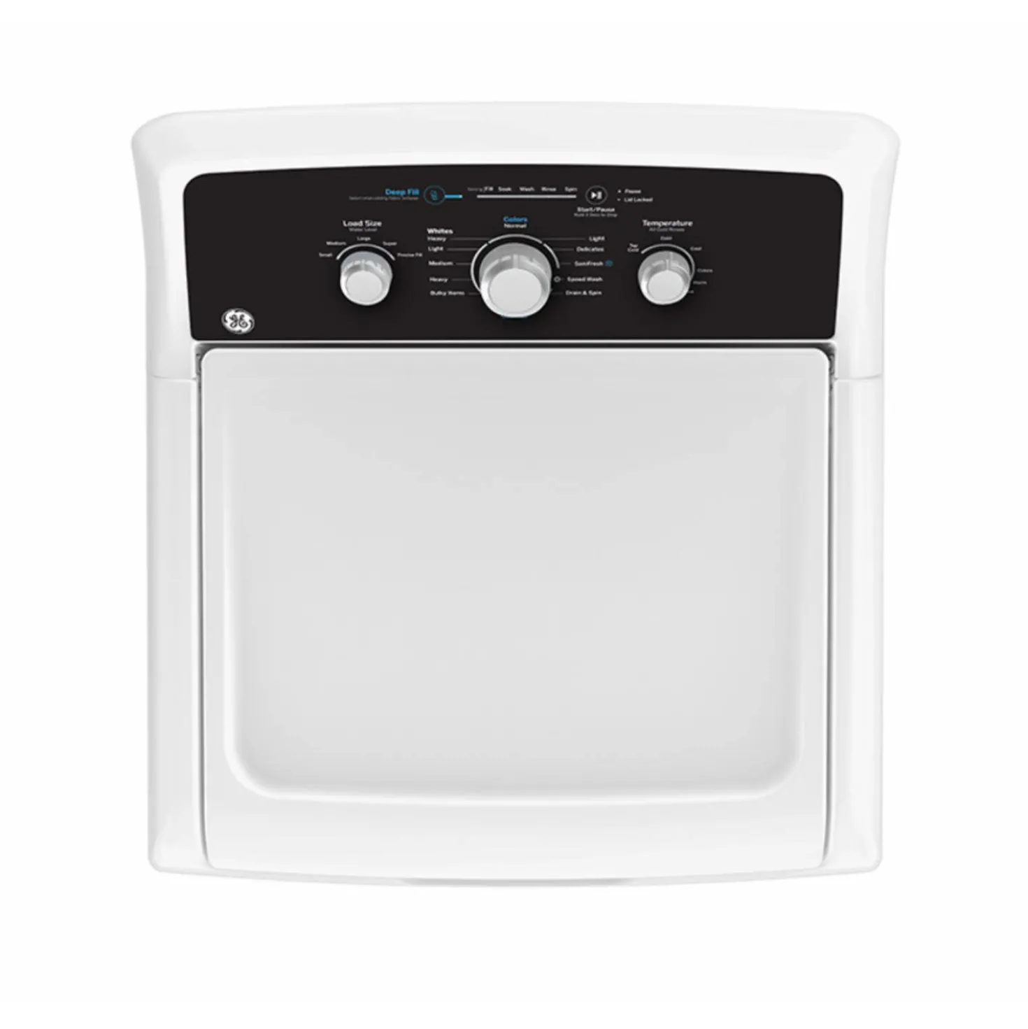 GE Ensemble laveuse sécheuse, Blanc, Chargement par le haut