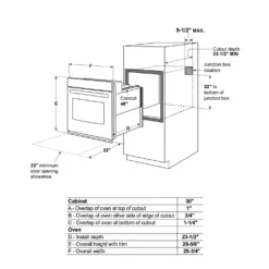 GE Four encastré Acier inoxydable29.75