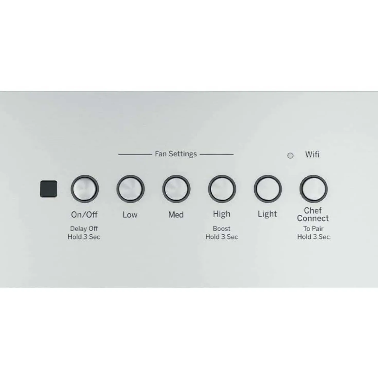 GE Hotte Encastré Acier inoxydable 34.25" , 610 PI3/MIN-UVC9360SLSS