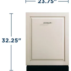 GE Lave-vaisselle Encastré Beige 24