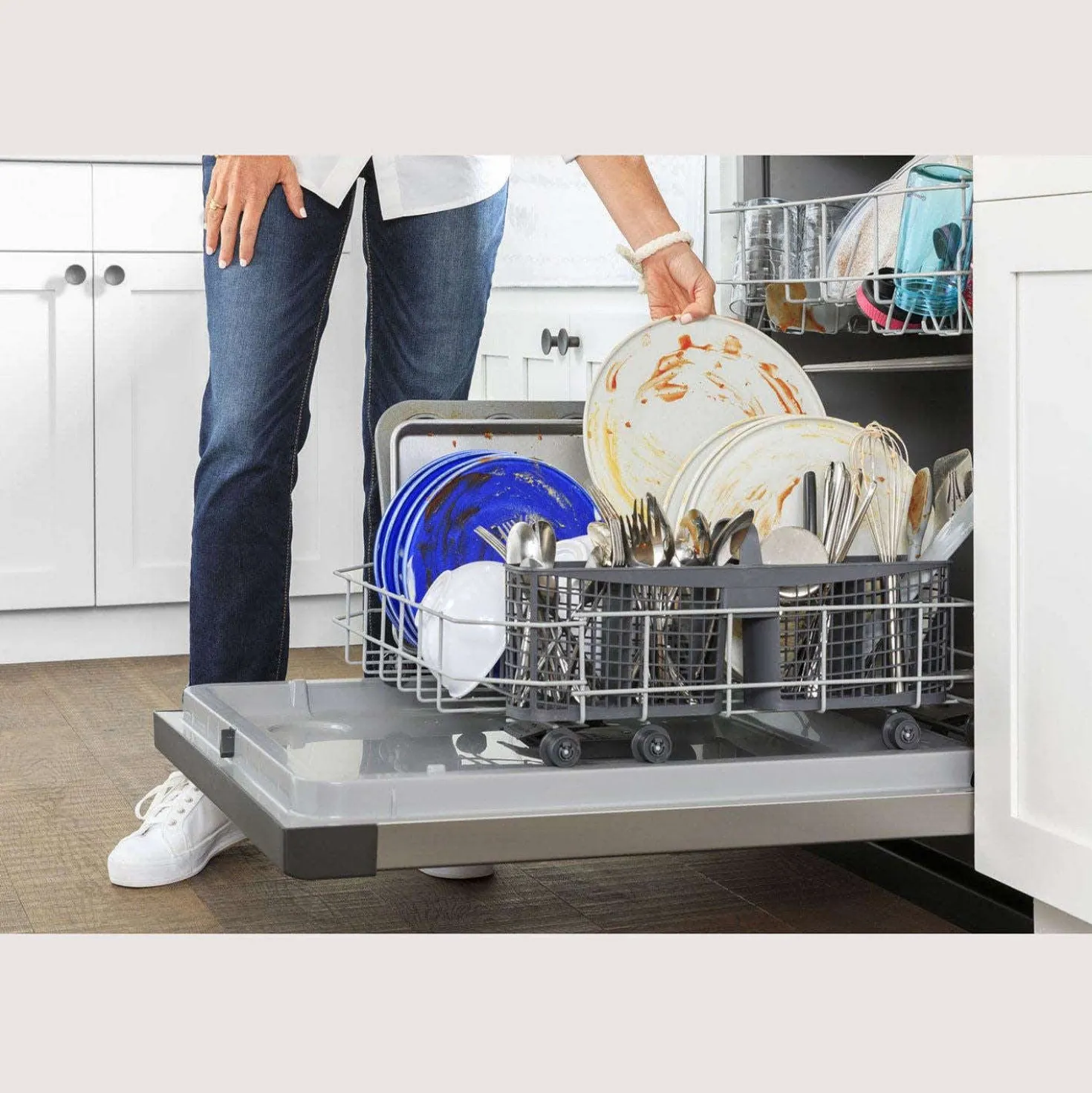 GE Lave-vaisselle Encastré Blanc 24" 59dB - GDF510PGRWW