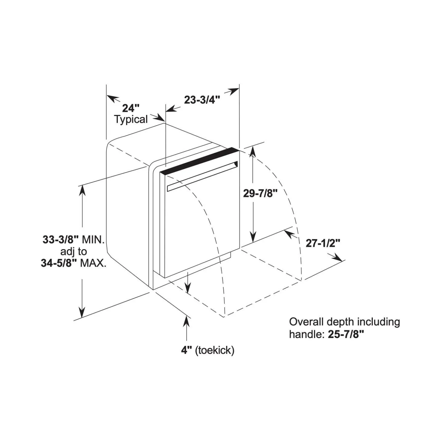 GE Lave-vaisselle Encastré Inox 24" 50dB - GDT635HSRSS