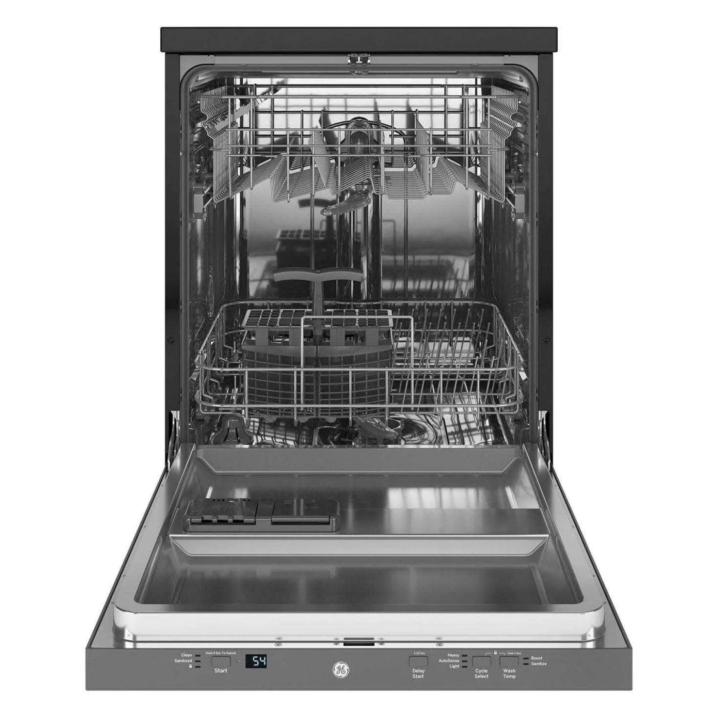 GE Lave-vaisselle Portatif Acier inoxydable 24" 56dB - GPT225SSLSS