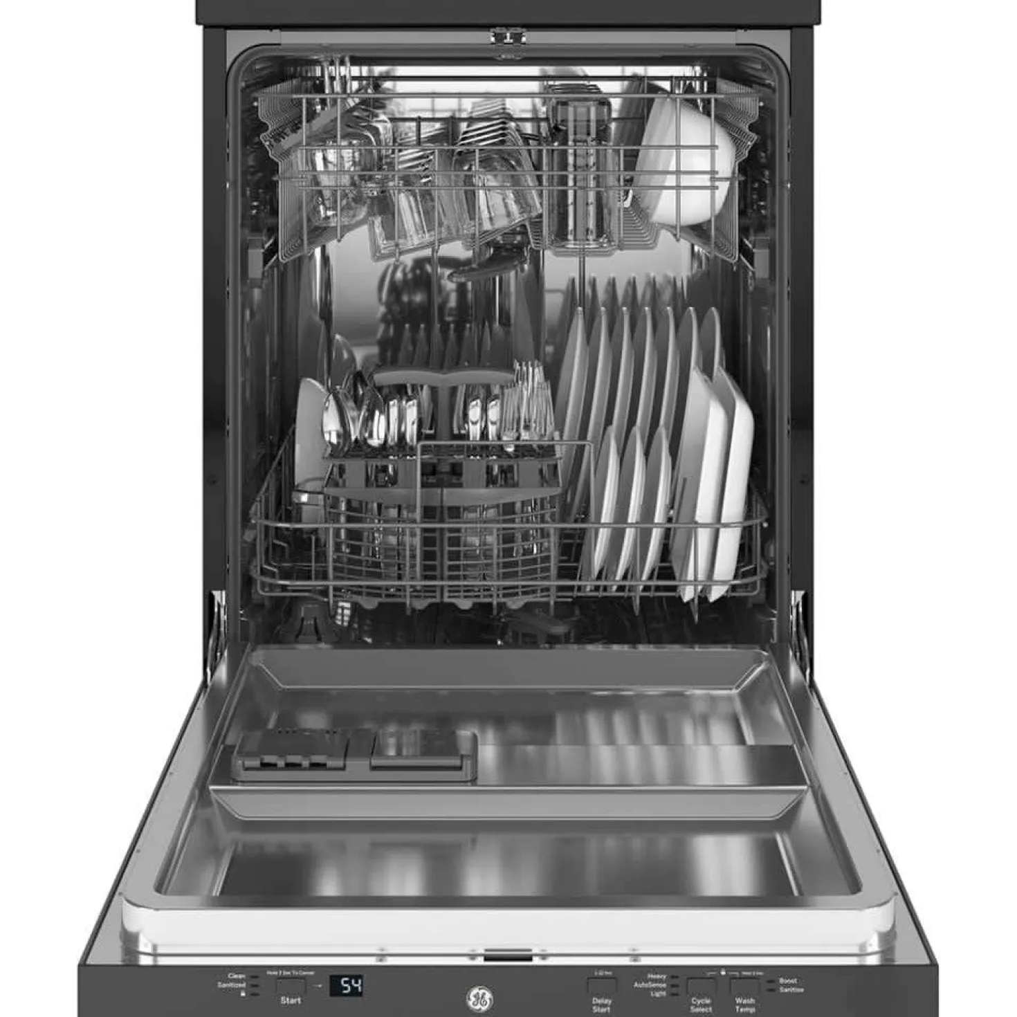 GE Lave-vaisselle Portatif Acier inoxydable 24" 56dB - GPT225SSLSS