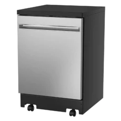 GE Lave-vaisselle Portatif Acier inoxydable 24