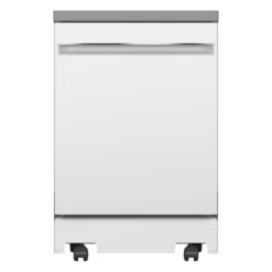 GE Lave-vaisselle portatif Portatif Blanc 24" 56dB - GPT225SGLWW