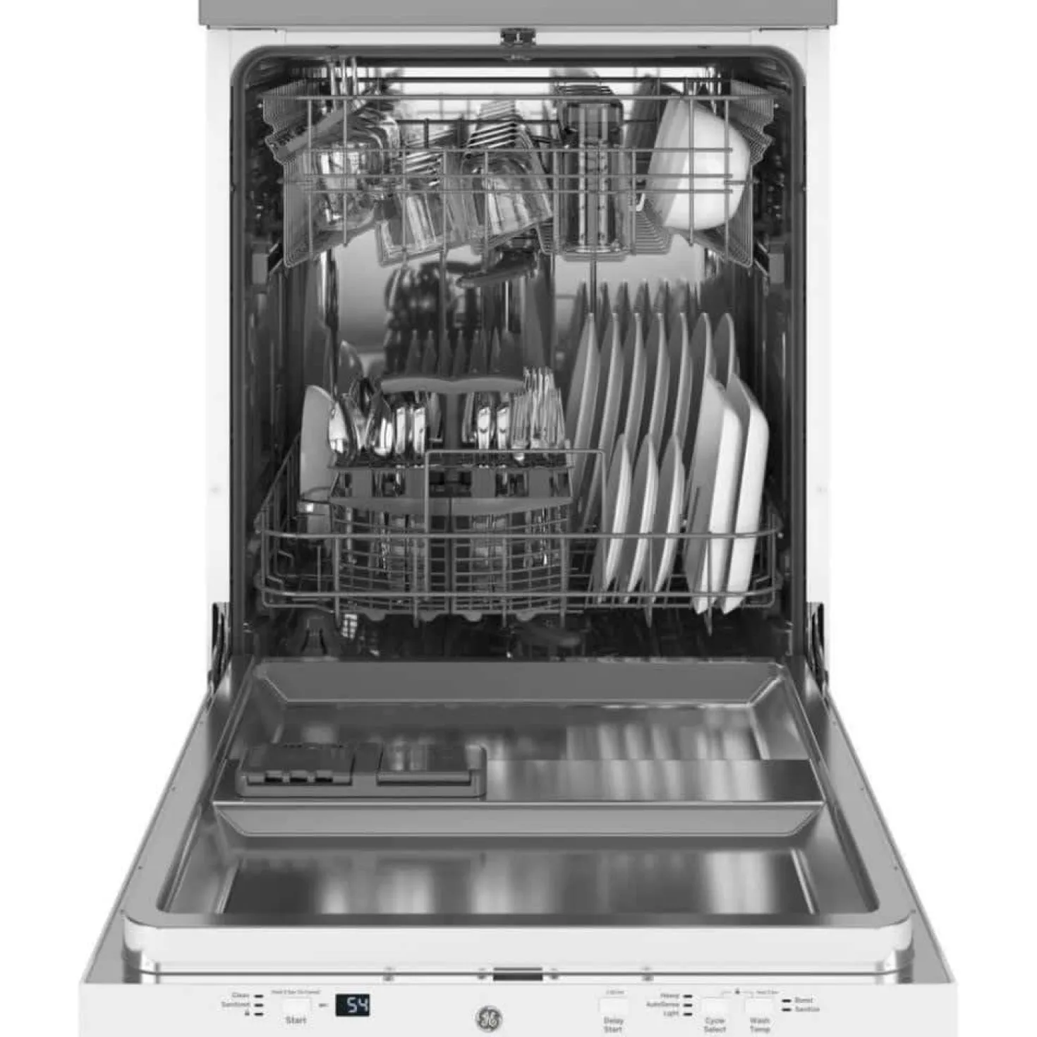 GE Lave-vaisselle portatif Portatif Blanc 24" 56dB - GPT225SGLWW