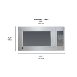 GE Micro-ondes 1,1 pi3 Acier inoxydable21.5" JES1140STC