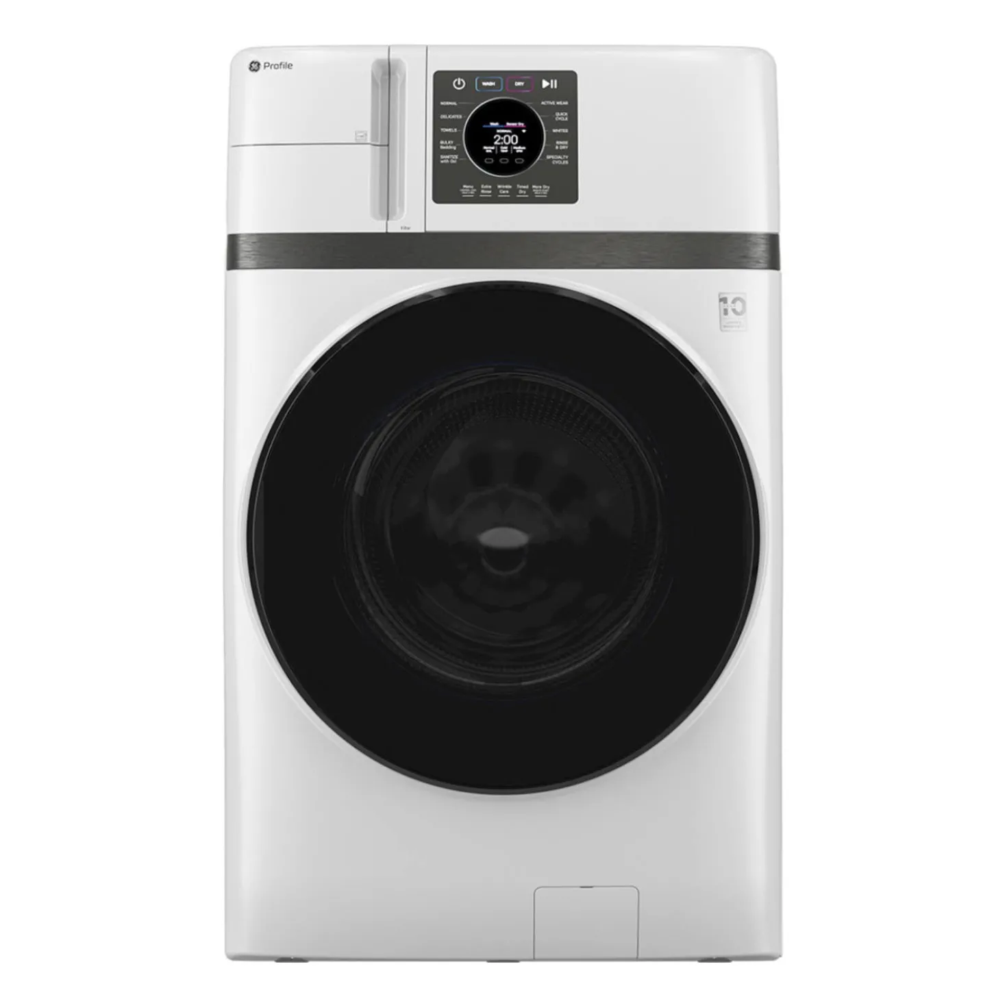 GE Profile Laveuse-sécheuse 2 en 1, Blanc, 28", Chargement frontal - PFQ83HSSWWW