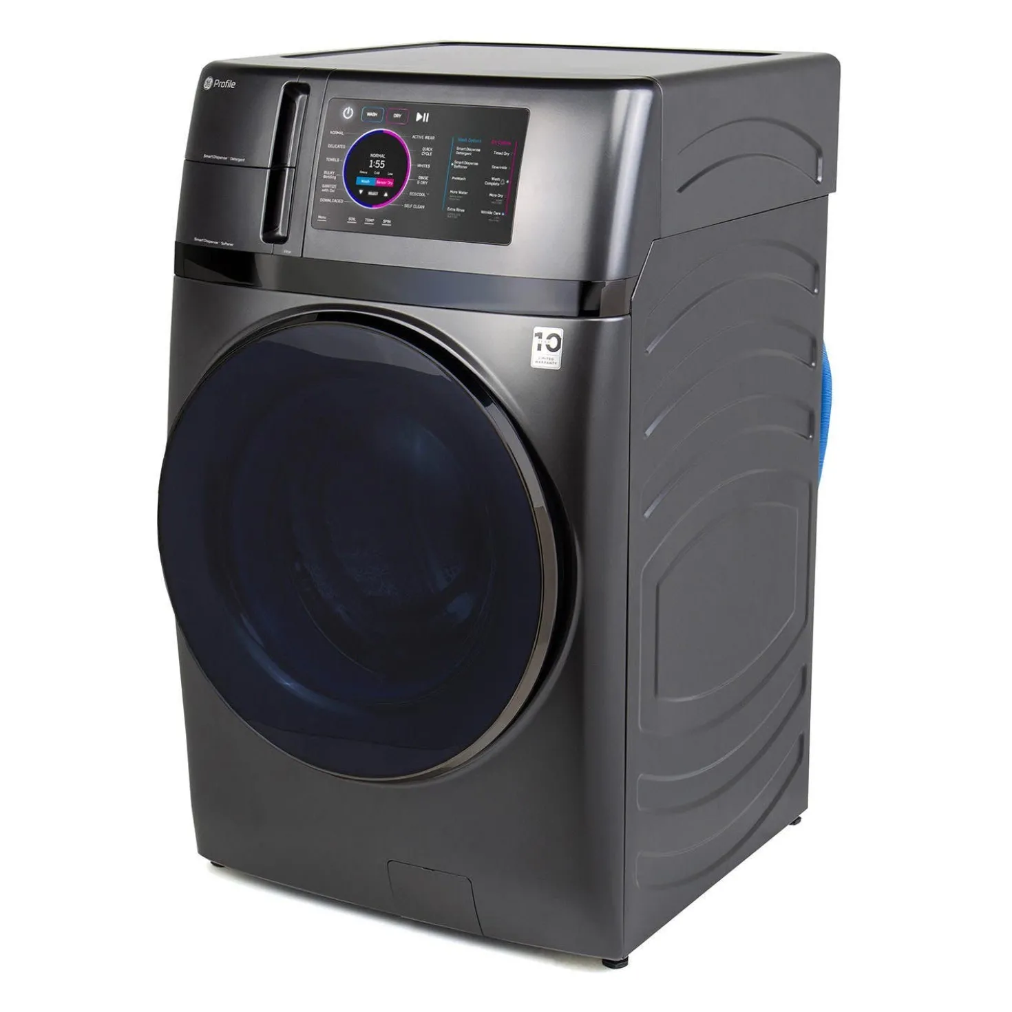GE Profile Laveuse sécheuse 2 en 1, Carbone-Graphite, 28", Chargement frontal - PFQ97HSPVDS