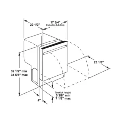 GE Profile Lave-vaisselle Encastré Blanc 18