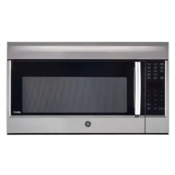 GE Profile Micro-ondes/hotte 1,8 pi3, Acier inoxydable, 30", 400