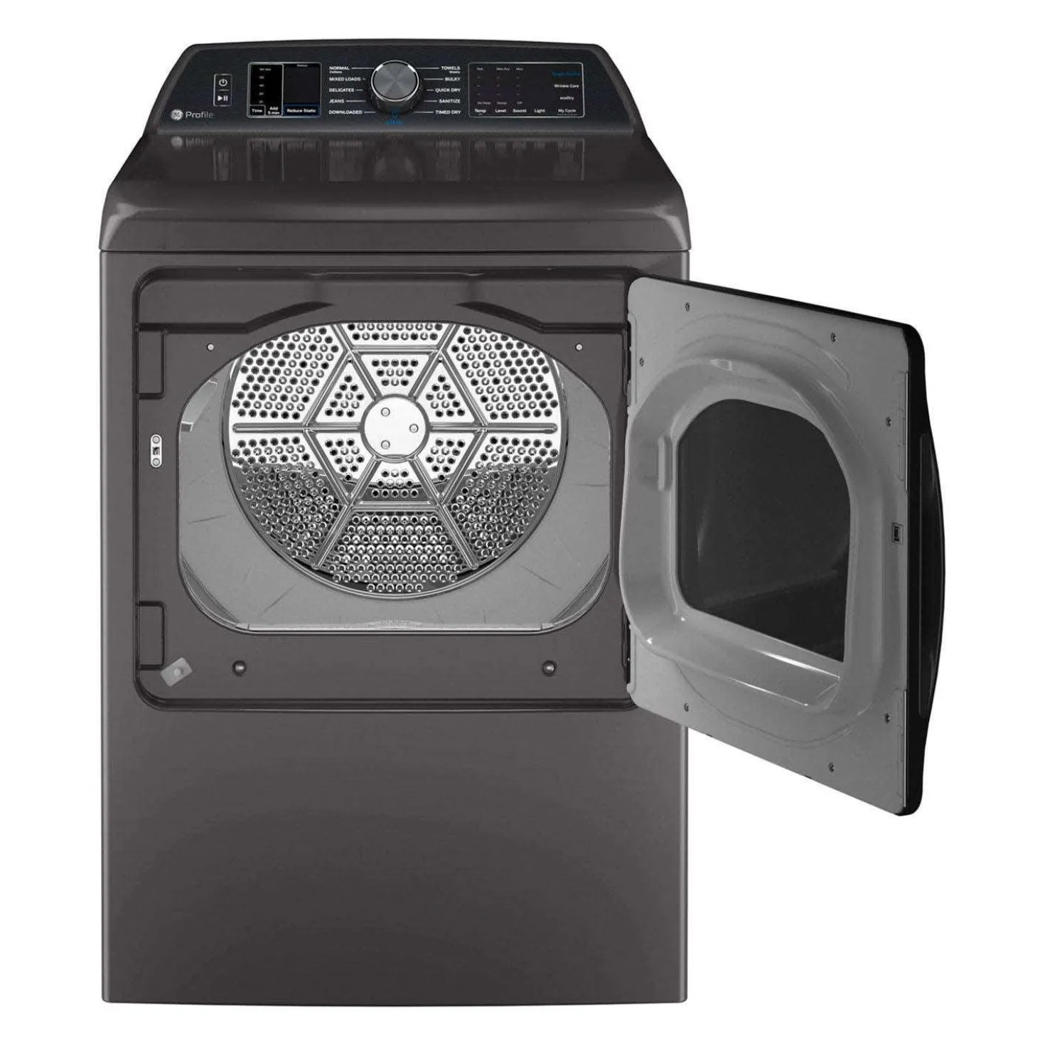 GE Profile Sécheuse Chargement frontal Gris 28" - PTD70EBMTDG