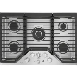 GE Profile Table de cuisson Gaz Acier inoxydable 30" Acier inoxydable - PGP9030SLSS