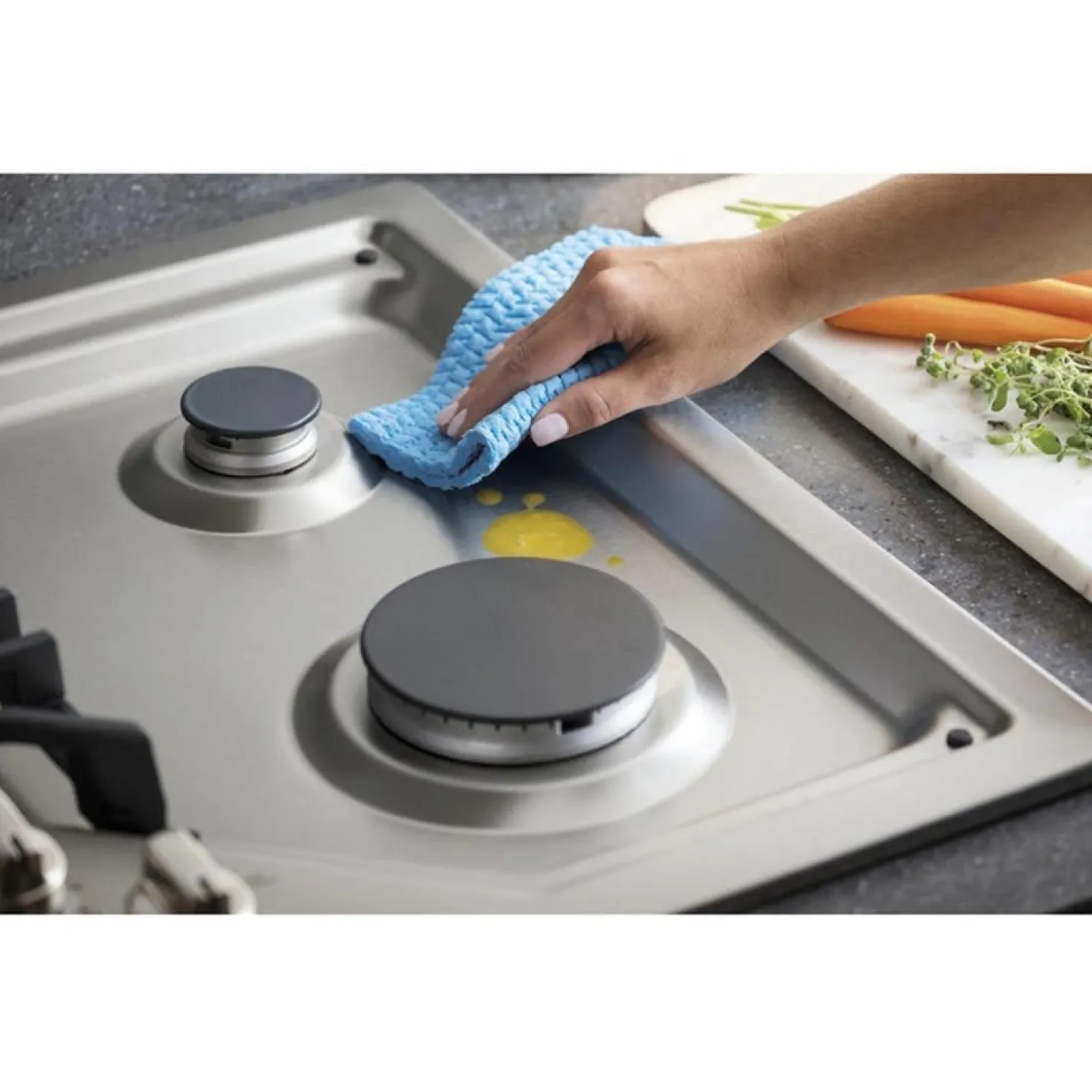GE Profile Table de cuisson Gaz Acier inoxydable 36" Acier inoxydable - PGP9036SLSS