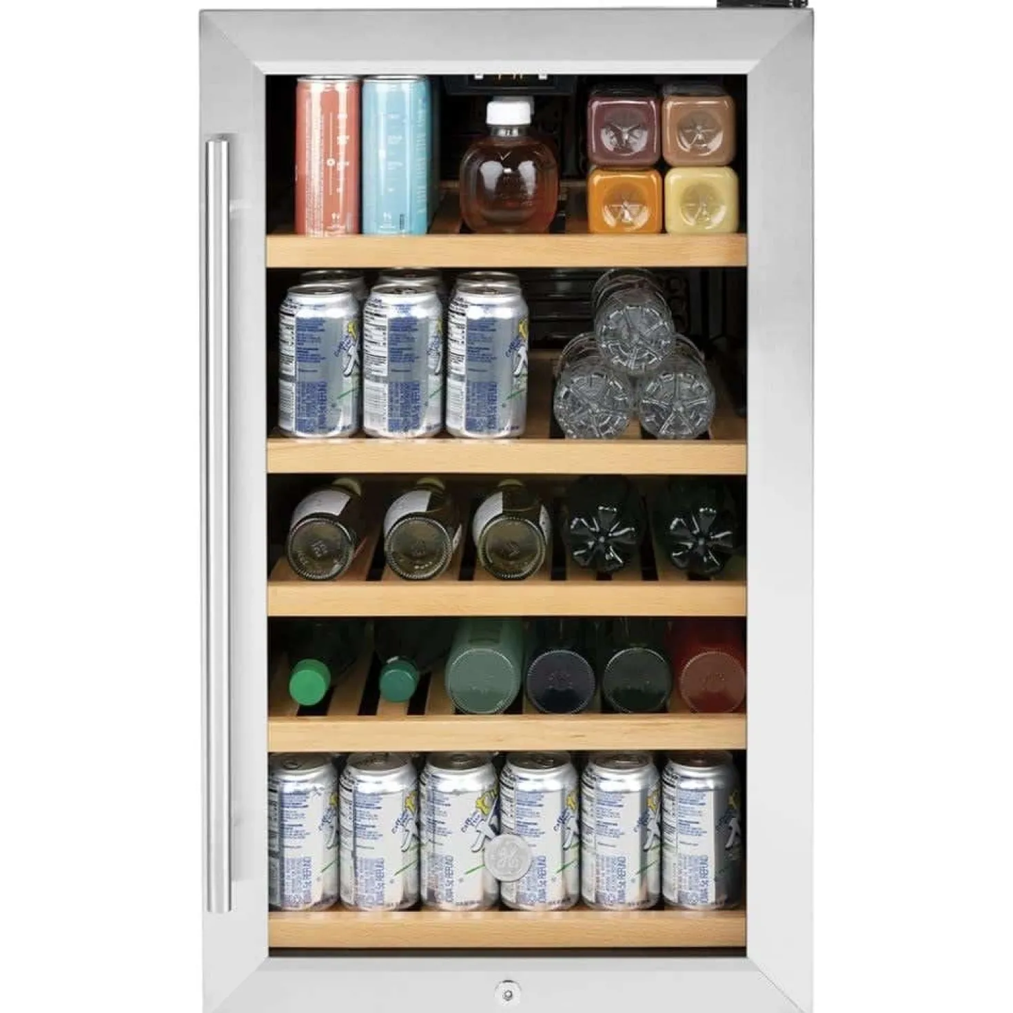 GE Refroidisseur à boisson 4,1 pi3 Acier inoxydable 19" - GVS04BQNSS