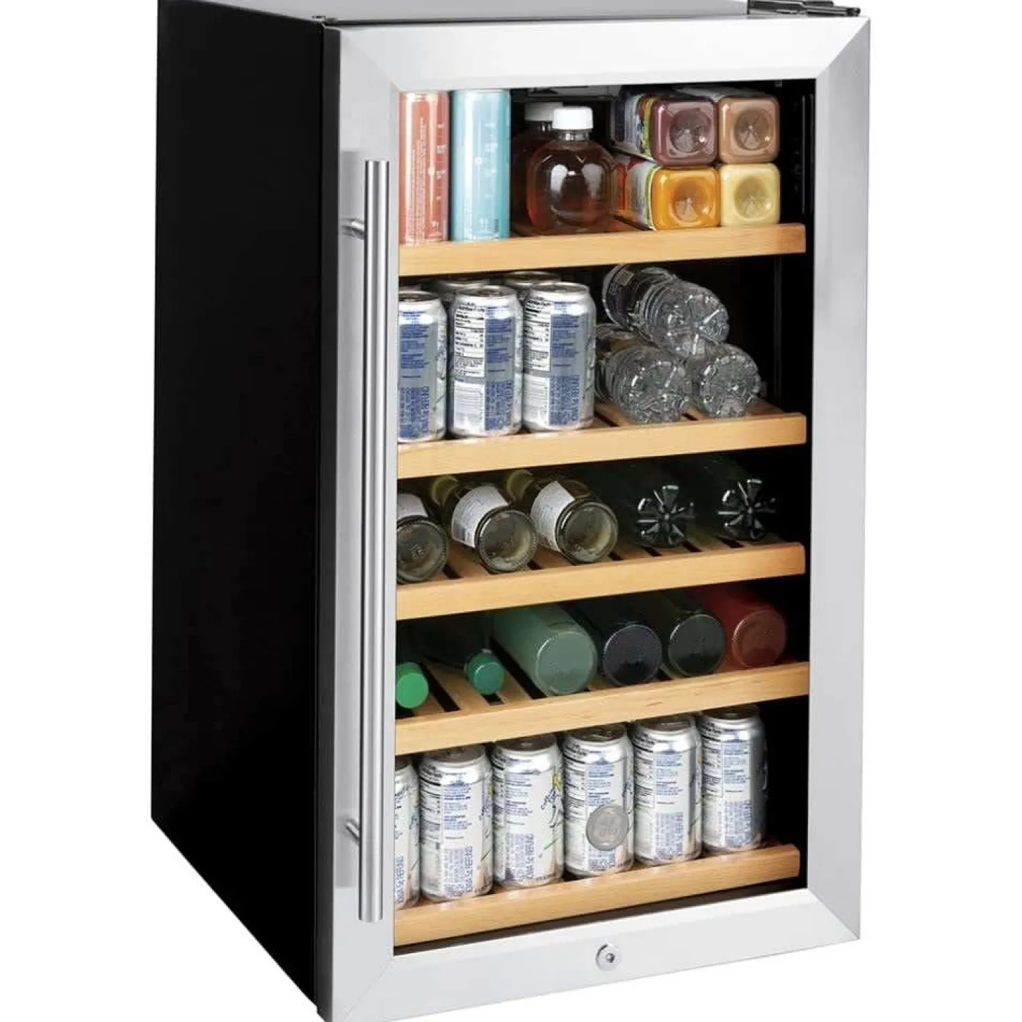 GE Refroidisseur à boisson 4,1 pi3 Acier inoxydable 19" - GVS04BQNSS