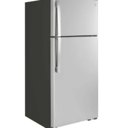 GE Réfrigérateur 16,6 pi3 28 po Acier inoxydable Congélateur en haut - GTE17GSNRSS
