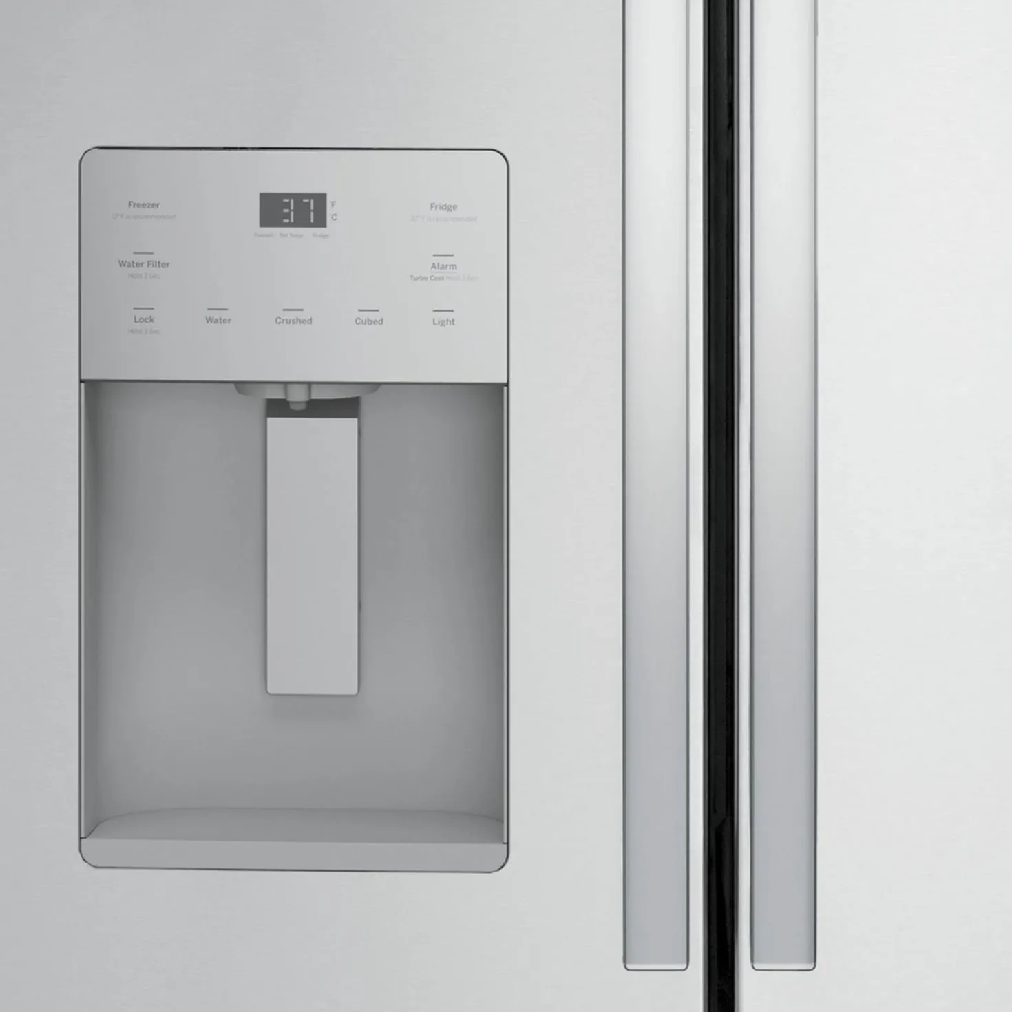 GE Réfrigérateur 20,6 pi3 36 po Acier inoxydable Portes françaises - GYE21JYMFS
