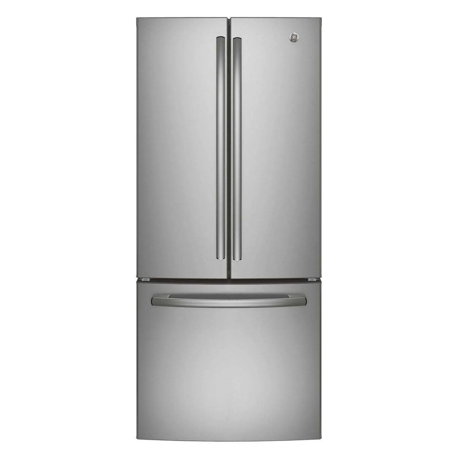 GE Réfrigérateur 20,8 pi3 30 po Acier inoxydable Congélateur en bas, Portes françaises - GNE21DYRKFS