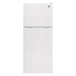 GE Réfrigérateur 11,6 pi3 24 po Blanc Congélateur en haut - GPE12FGKWW