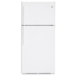 GE Réfrigérateur 18 pi3 30 po Blanc Congélateur en haut - GTE18FTLKWW