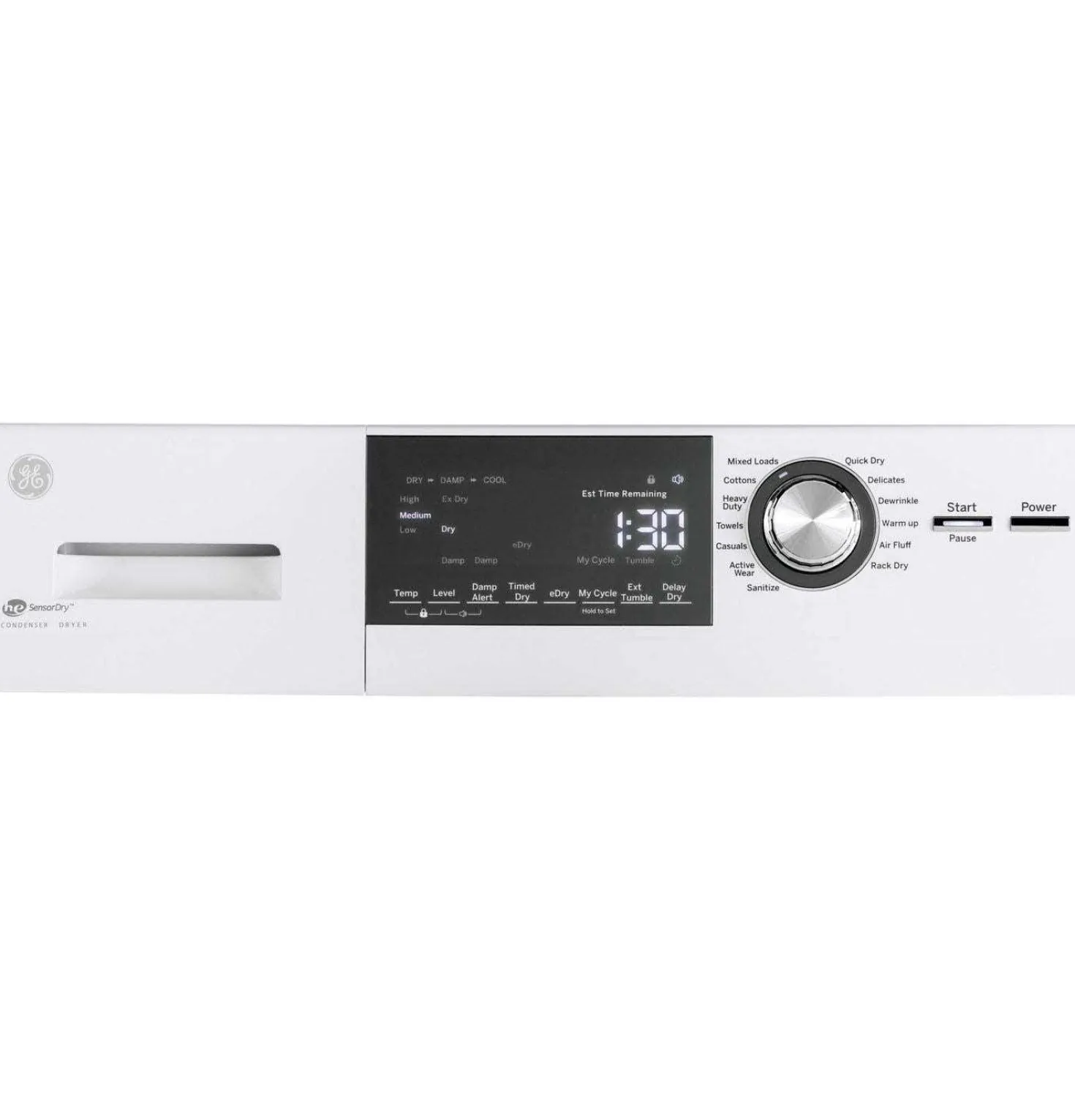 GE Sécheuse 4,1 pi3 Chargement frontal Blanc 23.5" - GFT14JSIMWW
