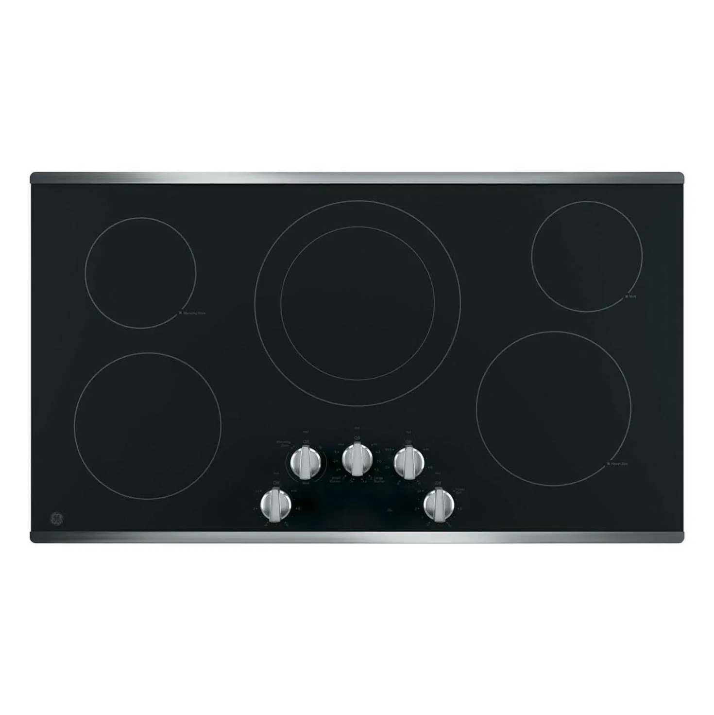 GE Table de cuisson Vitrocéramique Noir 36" Électrique Noir - JP3036SLSS