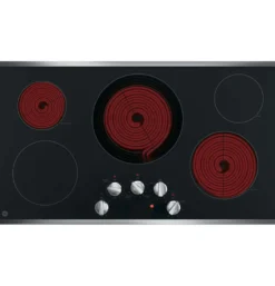 GE Table de cuisson Vitrocéramique Noir 36" Électrique Noir - JP3036SLSS
