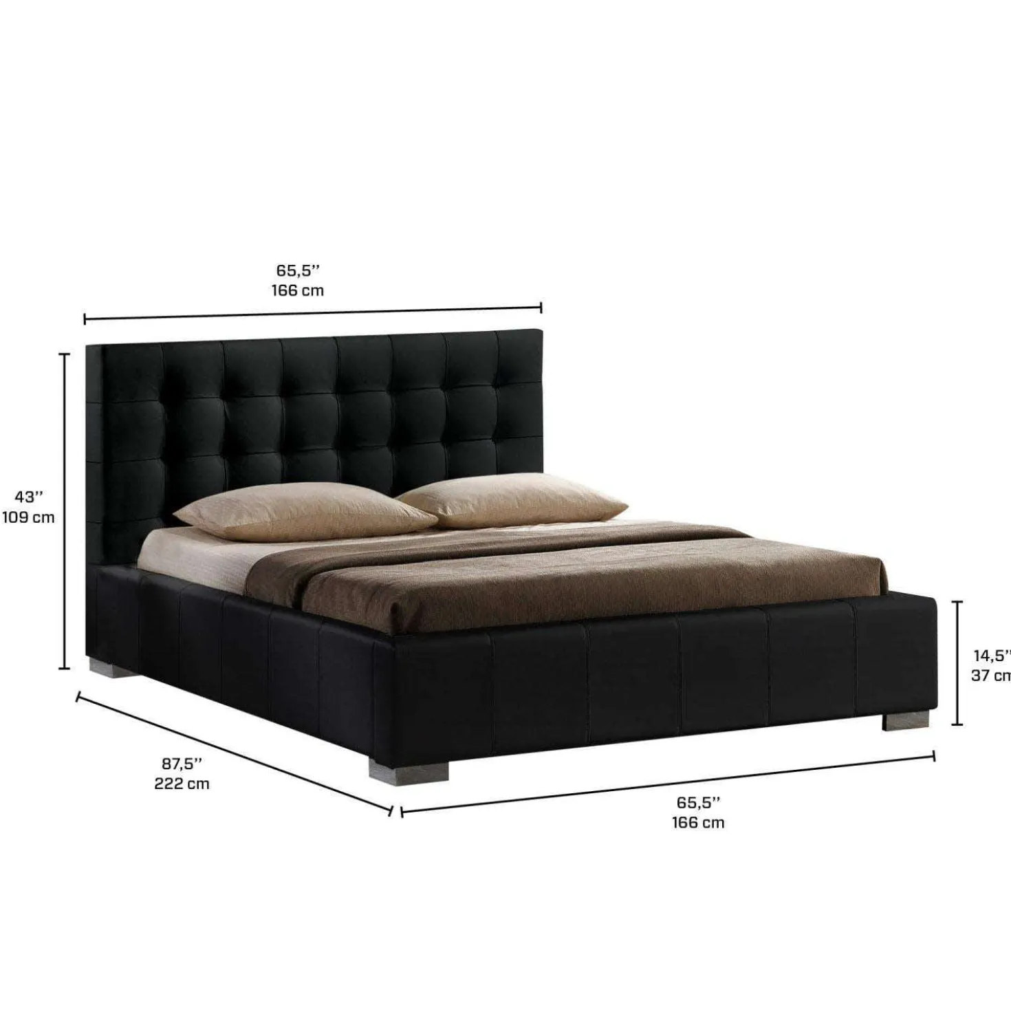 Grand lit (60")