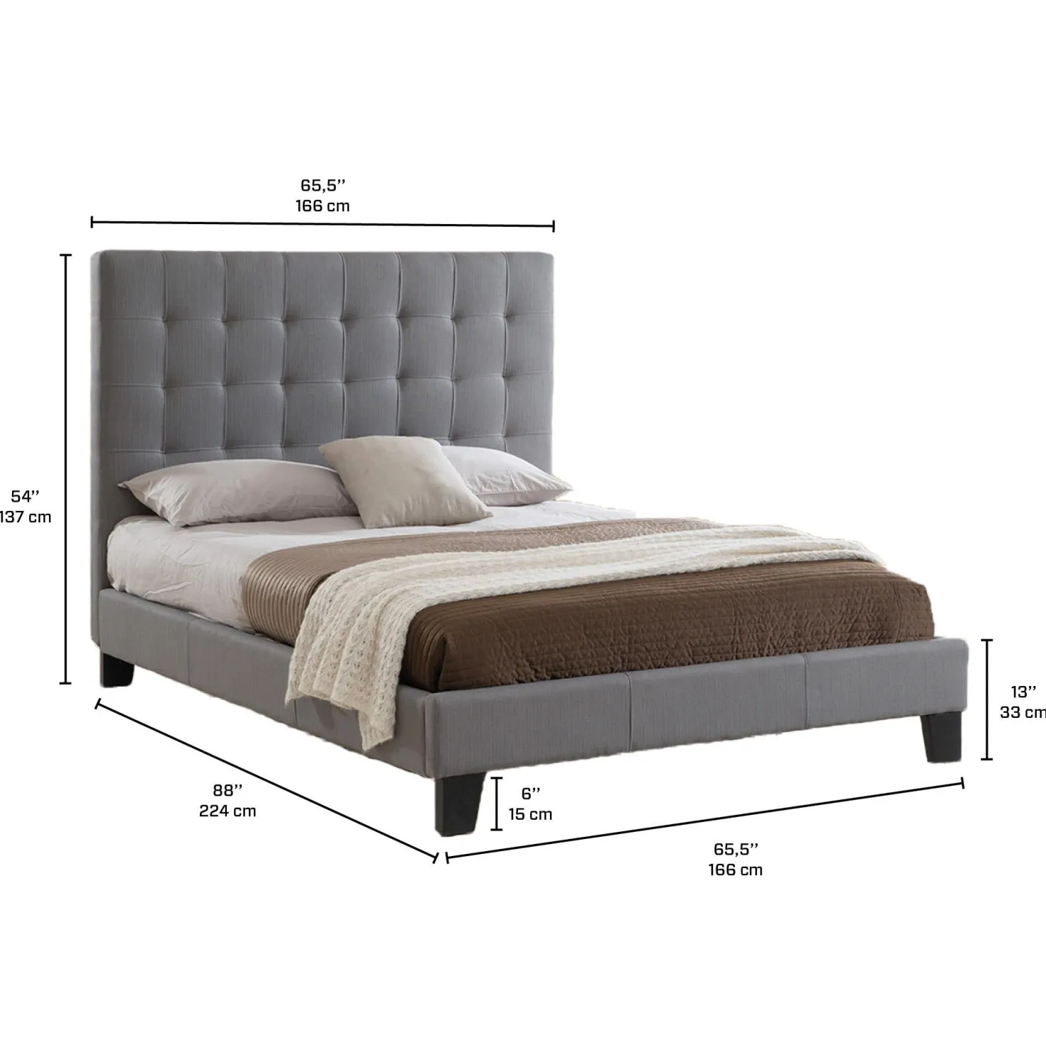 Grand lit (60")
