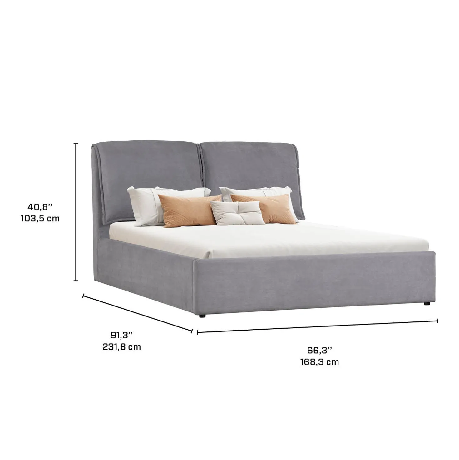 Grand lit (60")