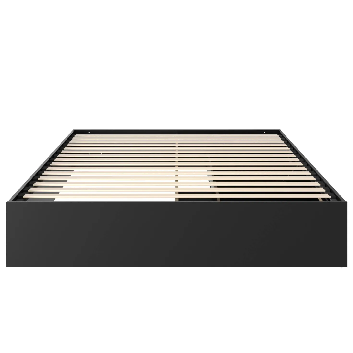 Grand lit avec rangement 2 tiroirs (60") - Nexera