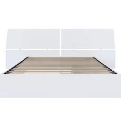 Grand lit avec rangement 2 tiroirs et tête de lit (60") - Nexera