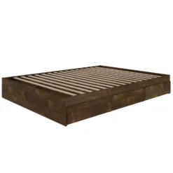 Grand lit avec rangement 3 tiroirs (60