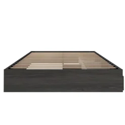 Grand lit avec rangement 3 tiroirs (60") - Nexera