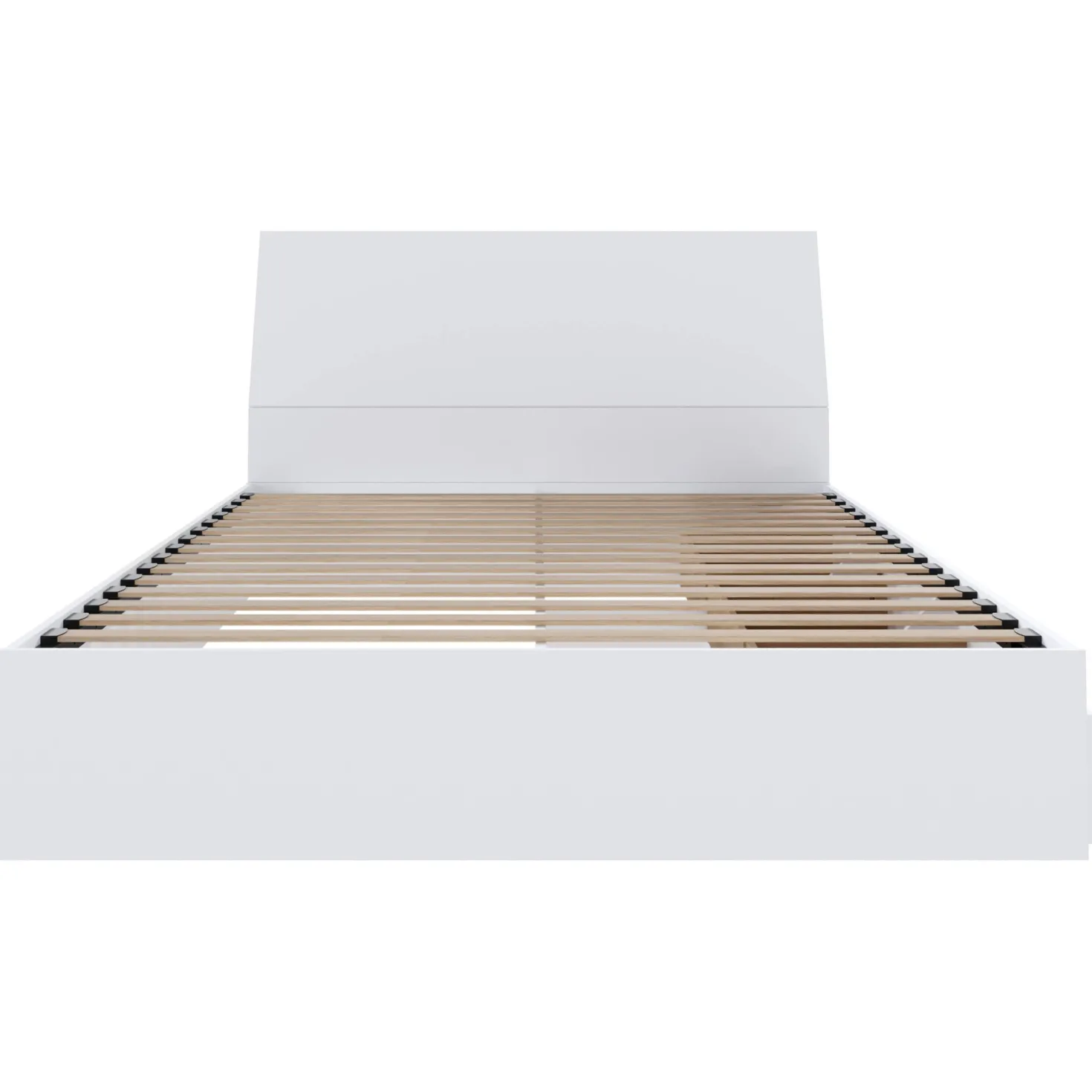 Grand lit avec rangement 3 tiroirs et tête de lit (60") - Nexera