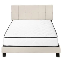 Grand lit en tissu avec tête de lit (60