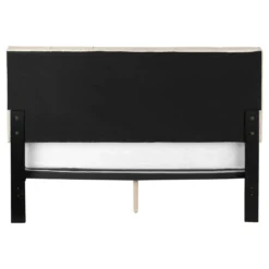 Grand lit en tissu avec tête de lit (60