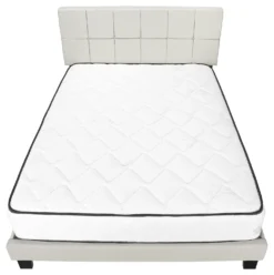 Grand lit en tissu avec tête de lit (60