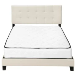 Grand lit en tissu avec tête de lit (60