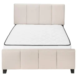 Grand lit en tissu avec tête de lit (60