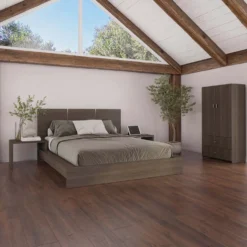 Grand lit plateforme (60")