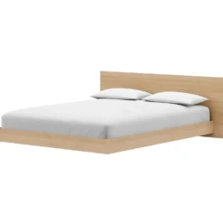 Grand lit plateforme avec tête de lit (60") - Nexera