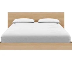 Grand lit plateforme avec tête de lit (60