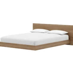 Grand lit plateforme avec tête de lit (60") - Nexera