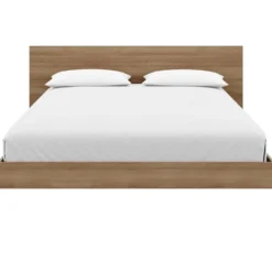 Grand lit plateforme avec tête de lit (60